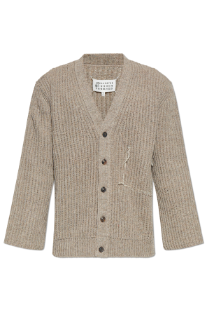 Kardigan z efektem `vintage`