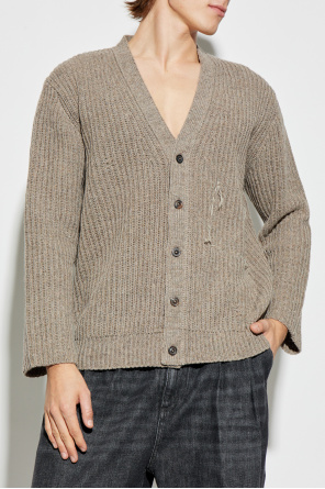 Maison Margiela Cardigan with vintage effect