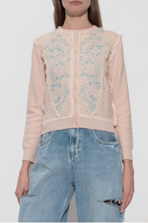 Maison Margiela Cárdigan con efecto 'vintage'