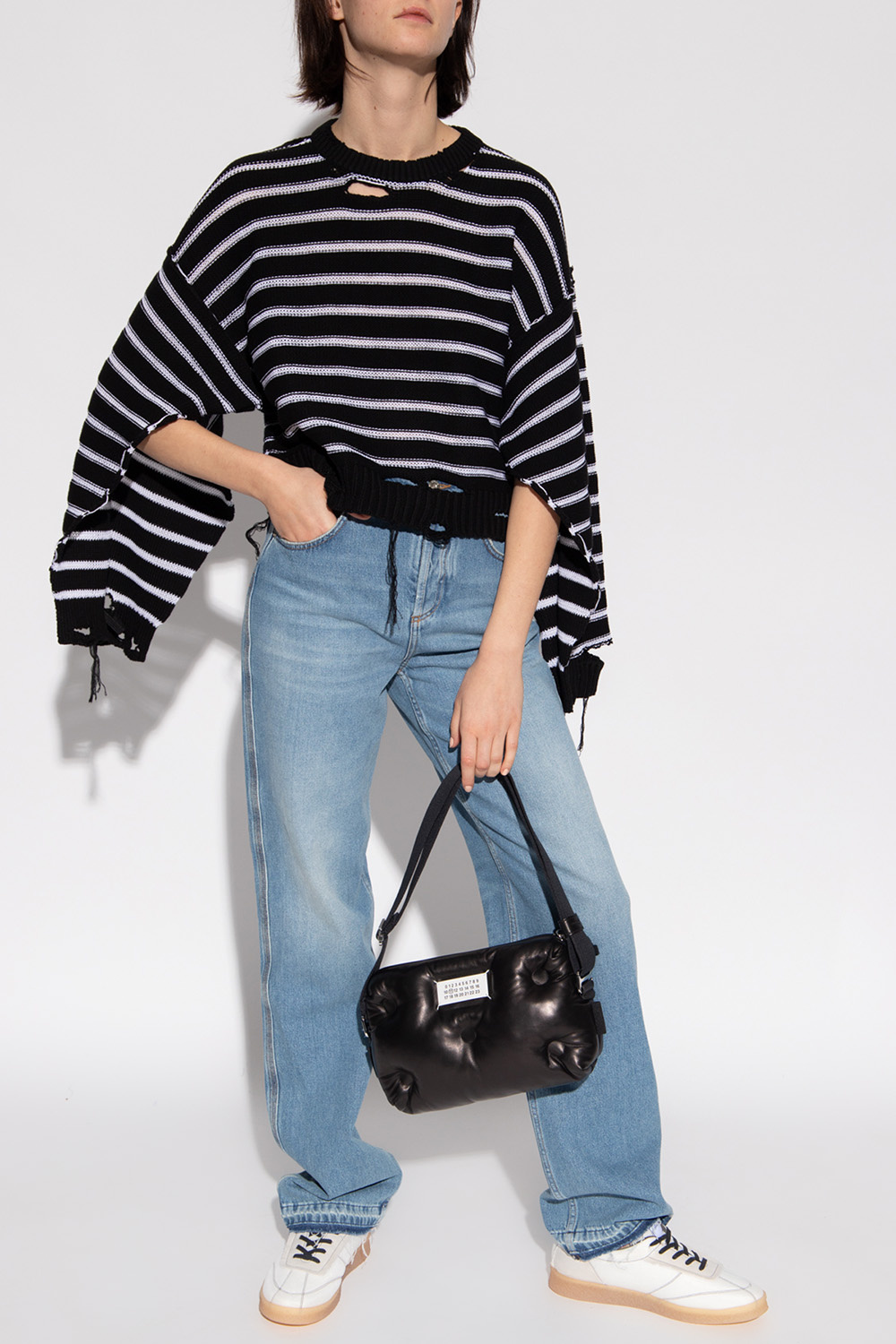 MM6 Maison Margiela Striped with sweater