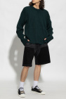 MM6 Maison Margiela GREEN Raw-trimmed sweater
