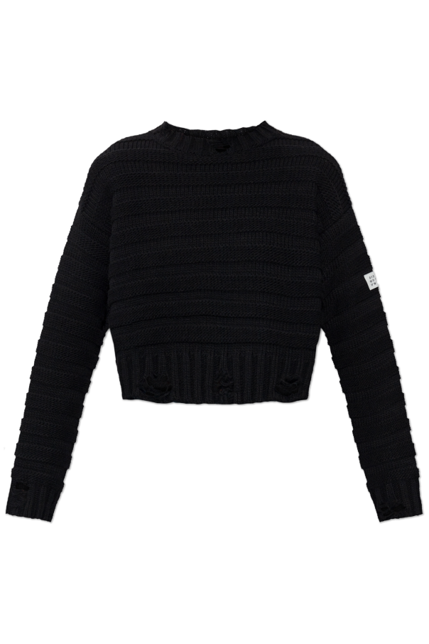 Short sweater with vintage effect od MM6 Maison Margiela