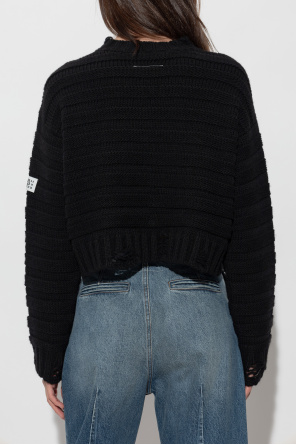 MM6 Maison Margiela Short sweater with vintage effect