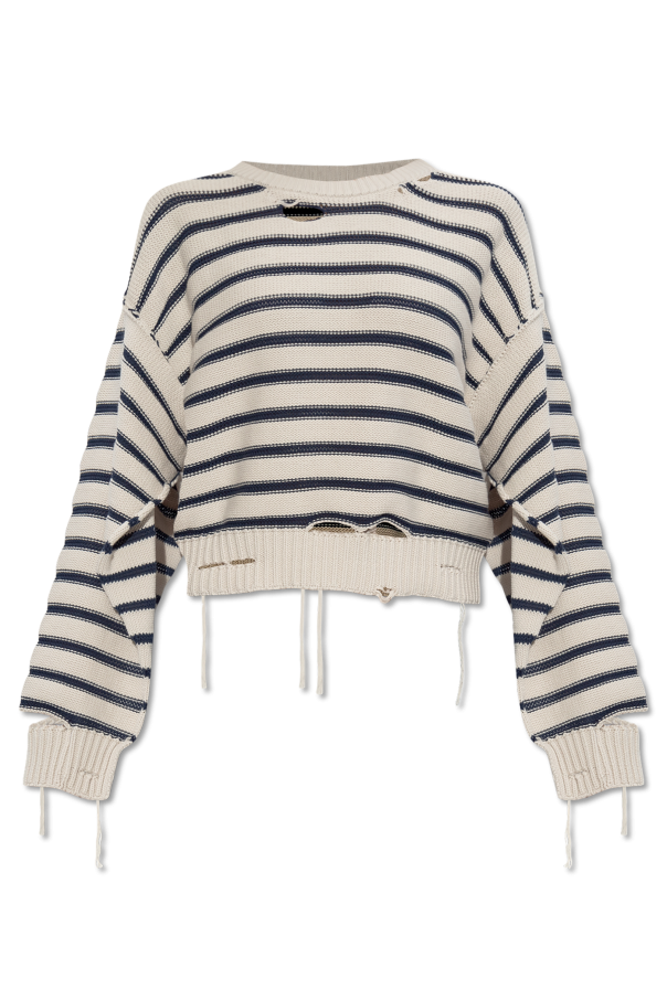 MM6 Maison Margiela Sweater with striped pattern