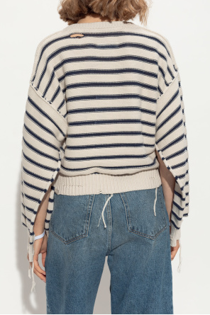 MM6 Maison Margiela Sweater with striped pattern