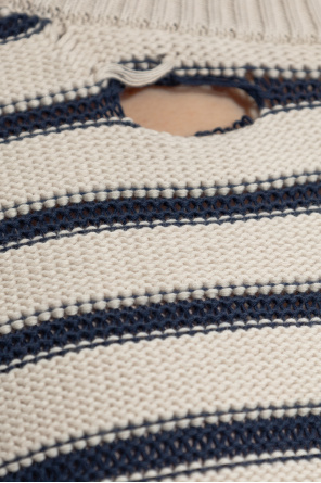 MM6 Maison Margiela Sweater with striped pattern