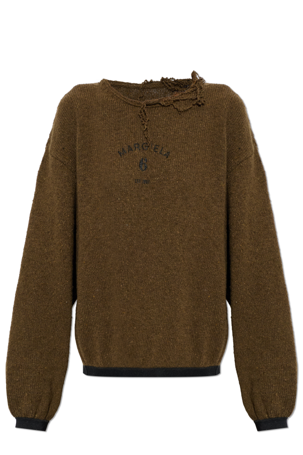 Sweater with raw-edge finish od MM6 Maison Margiela