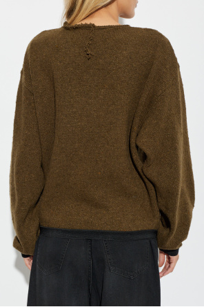 MM6 Maison Margiela Sweater with raw-edge finish