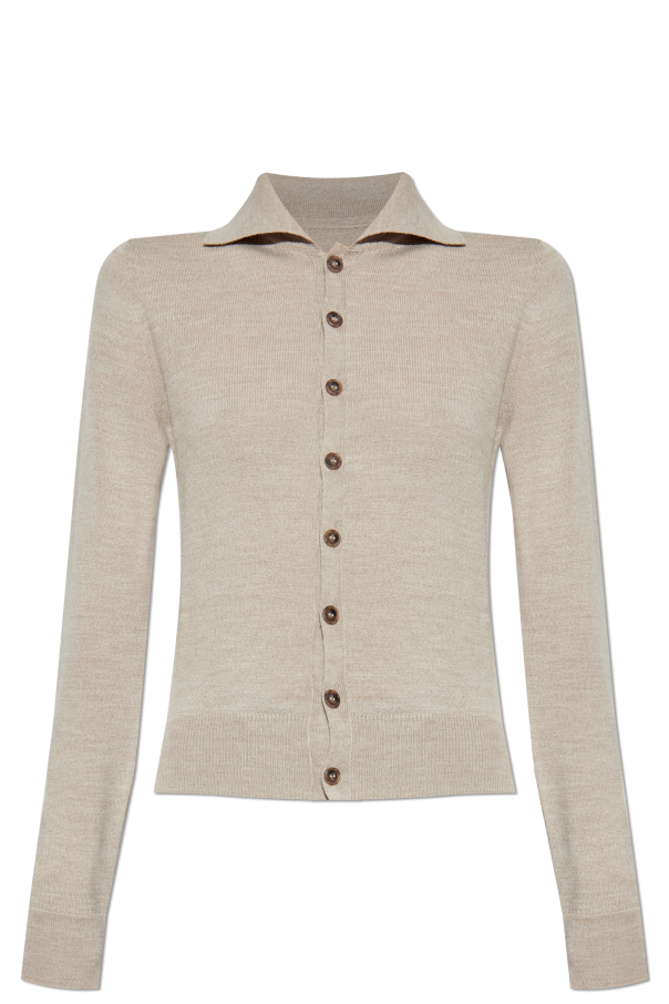 MM6 Maison Margiela Cardigan with wool trim