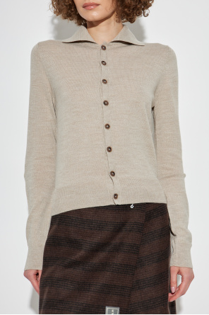 MM6 Maison Margiela Cardigan with wool trim