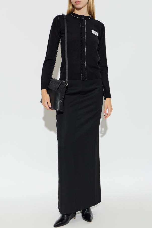 MM6 Maison Margiela Cardigan with decorative stitching