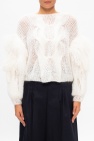 Loewe Sweater with ostrich feathers