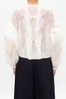 Loewe Sweater with ostrich feathers