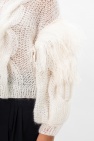 Loewe Sweater with ostrich feathers