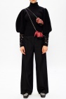Loewe BLACK Rib-knit turtleneck sweater