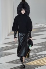 Loewe BLACK Rib-knit turtleneck sweater
