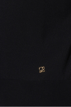 Loewe Loewe Anagram-jacquard Leather-pocket Denim Jacket Womens Indigo