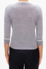 Loewe GREY Cardigan with lurex yarn