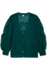 Loewe GREEN Cardigan with logo