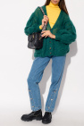 Loewe GREEN Cardigan with logo