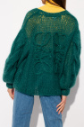 Loewe GREEN Cardigan with logo