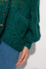 Loewe GREEN Cardigan with logo