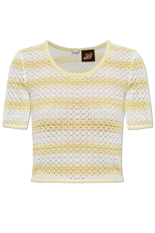 Top with a striped pattern od Loewe