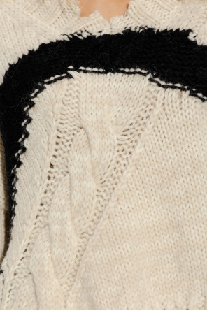 MM6 Maison Margiela Asymmetric Ganci sweater