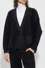 MM6 Maison Margiela BLACK Wool cardigan