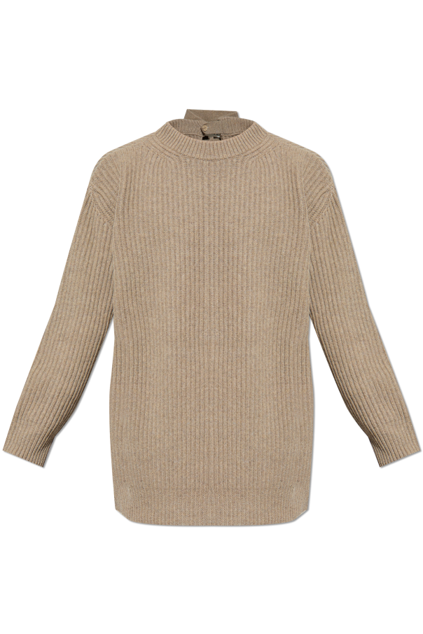 Wool sweater with button fastening od MM6 Maison Margiela