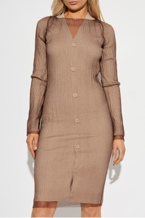 MM6 Maison Margiela Vestido con tul decorativo