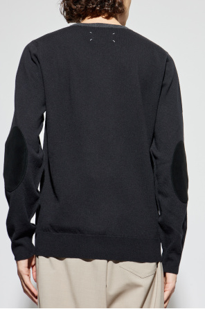 Maison Margiela Wollpullover mit Rundhalsausschnitt