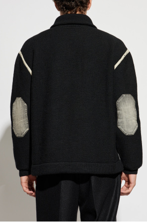 Maison Margiela Sweater with a zip-up collar