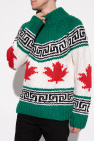 Dsquared2 GREEN Patterned sweater