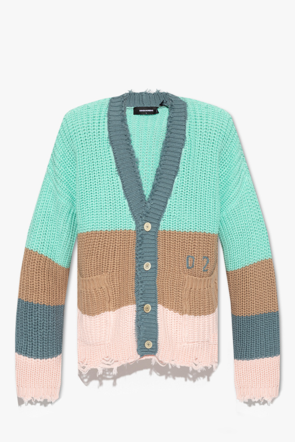 Dsquared2 Cardigan with vintage effect