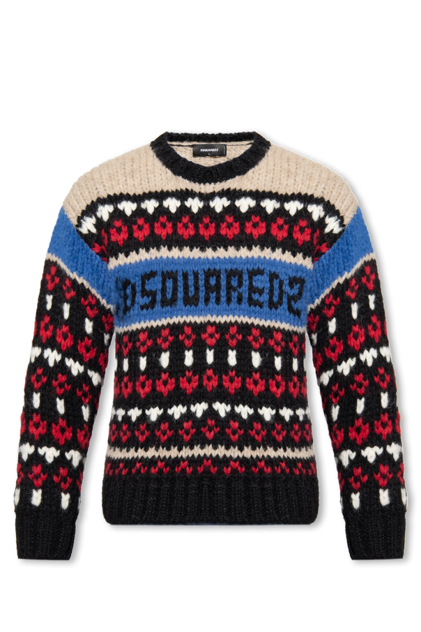 Dsquared2 Wełniany sweter