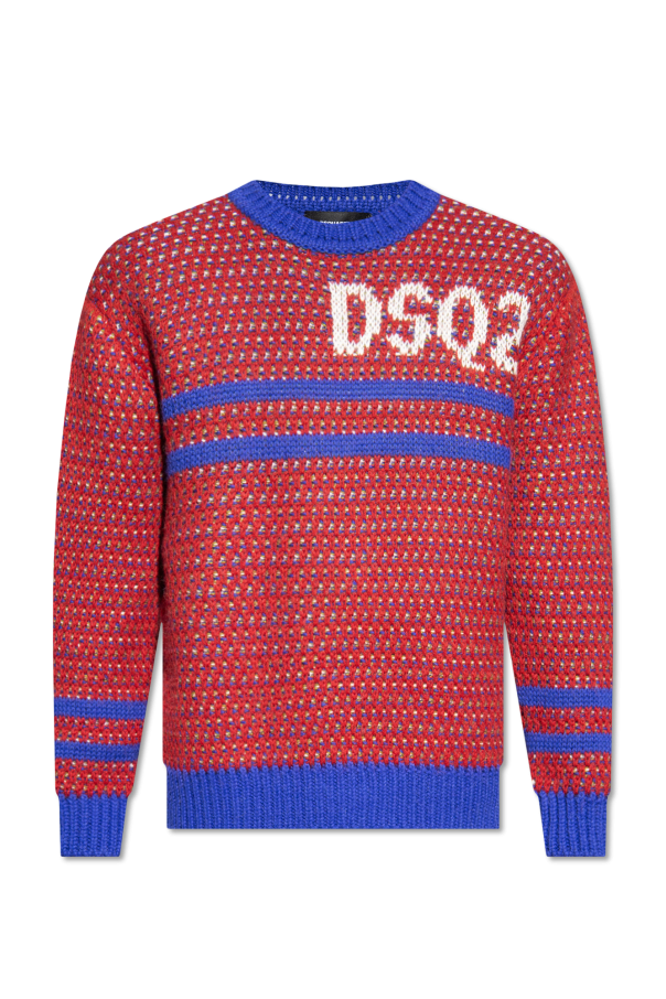 Sweater with double collar od Dsquared2