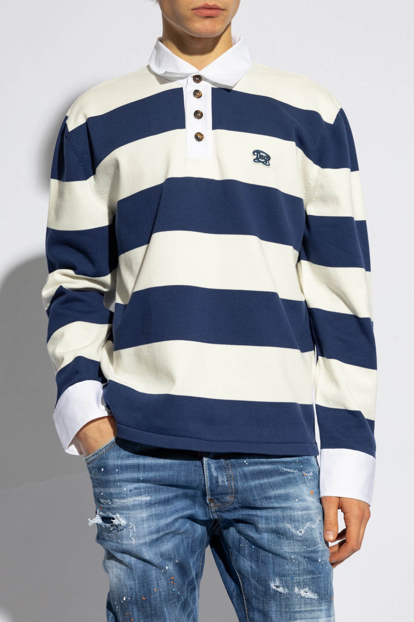 Dsquared2 Striped polo shirt