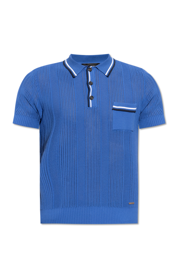 Dsquared2 Openwork polo shirt
