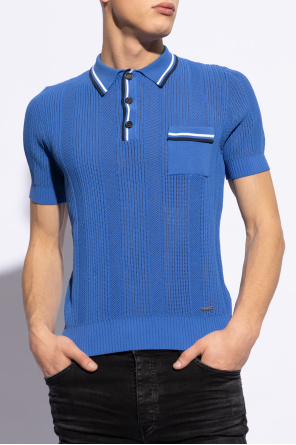 Dsquared2 Openwork polo shirt