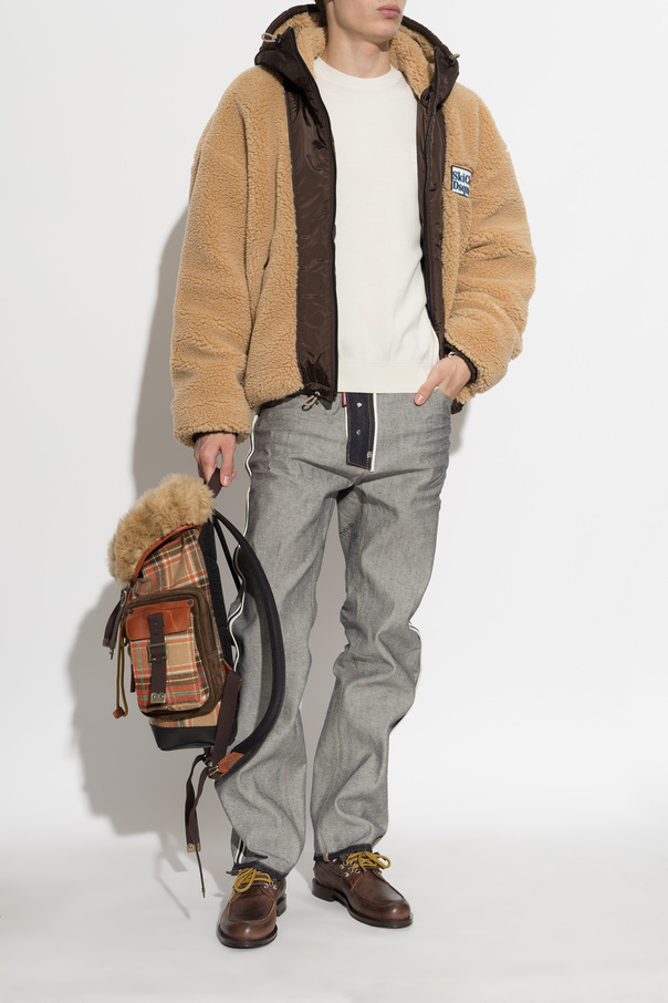 Dsquared2 Wełniany sweter z okrągłym dekoltem