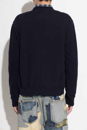 Dsquared2 Wełniany sweter z okrągłym dekoltem