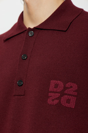 Dsquared2 Long-sleeve wool polo