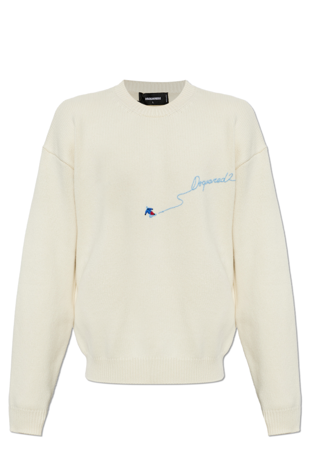 Sweater with embroidered logo od Dsquared2