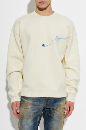 Dsquared2 Sveter s vyšitým logom