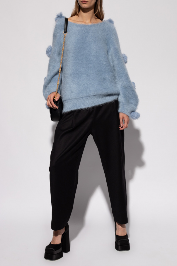 Dsquared2 sweater cashmere-blend with pom-pom