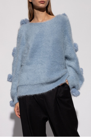 Dsquared2 sweater cashmere-blend with pom-pom