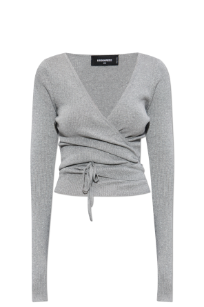 Cardigan with lurex thread