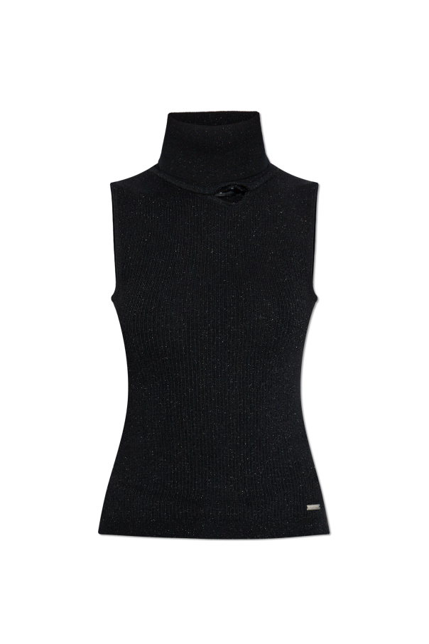 Top with stand-up collar od Dsquared2