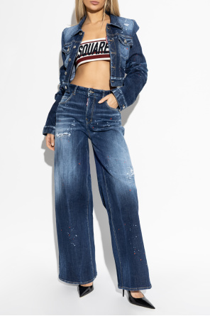 Short off-shoulder top od Dsquared2